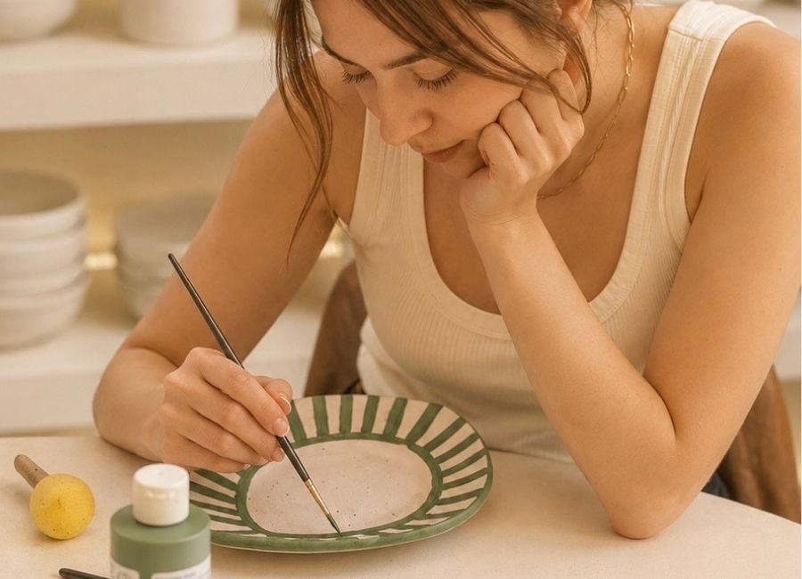 Taller de pintura de ceràmica a Barcelona